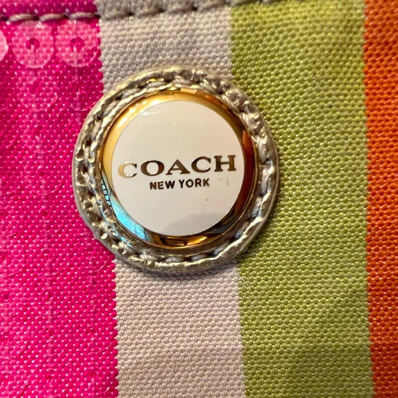 Coach Wristlet- Multi Colored - Picture 6 of 8
